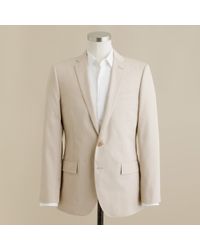 J.Crew | Natural Ludlow Two-button Suit Jacket with Double-vented Back in Italian Chino for Men | Lyst