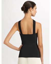 Ralph Lauren Black Label | Black Knit Halter Top | Lyst