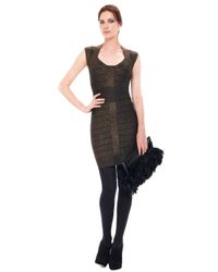 French Connection | Black Dani Crepe Bandage Dress | Lyst