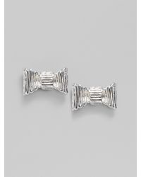 kate spade new york | Metallic Bow Earrings | Lyst