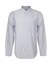 Acne Studios | Blue Stripe Shirt for Men | Lyst