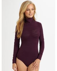 Wolford | Purple Waves String Bodysuit | Lyst
