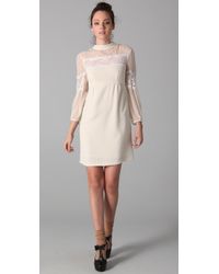 Nanette Lepore | Natural Ponderous Dress | Lyst