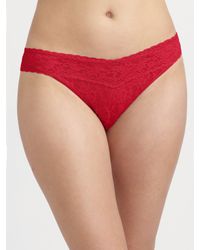Hanky Panky | Signature Lace Thong Red | Lyst