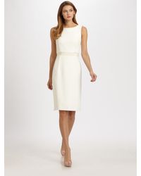 Dior | White Shantung Dress | Lyst