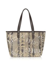 Ferrè Milano - Brown Cristallo - Signature Tote Bag - Lyst