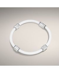 John Hardy | White Rubber Cord Fourstation Bracelet for Men | Lyst