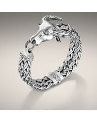 John Hardy | Metallic Bull Head Bracelet for Men | Lyst
