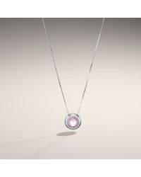 John Hardy | Metallic Slide Through Round Pendant On Chain Necklace | Lyst