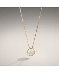 John Hardy | Metallic Small Round Pendant On Whisper Chain Necklace | Lyst