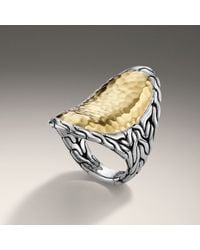 John Hardy | Metallic Saddle Ring | Lyst