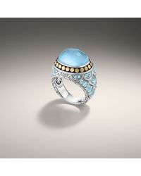 John Hardy | Blue Oval Cabochon Ring | Lyst