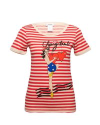 Sonia by Sonia Rykiel | Red Cherry Bomb Striped T-shirt | Lyst
