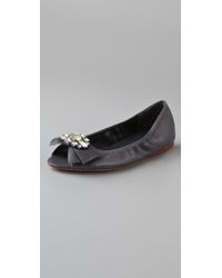Vera Wang Lavender | Gray Lucie Ballet Flats | Lyst