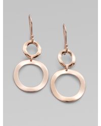 Ippolita | Pink 18K Gold & Sterling Silver Snowman Drop Earrings | Lyst