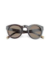 Juicy Couture - Brown Era - Round Tortoiseshell Sunglasses - Lyst