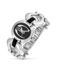 Just Cavalli - Metallic Jc Cruise - Black Horsebit Crystal Bracelet Watch - Lyst