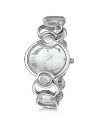 Just Cavalli - Metallic Decor - Crystal Case Bracelet Watch - Lyst