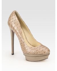 B Brian Atwood | Gray Brian Atwood Pumps | Lyst