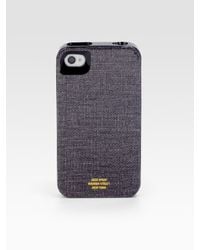Jack Spade | Gray Hard-shell Case For Iphone 4/canvas for Men | Lyst