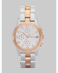 Marc By Marc Jacobs | Metallic Henry Two-tone Bracelet Watch | Lyst