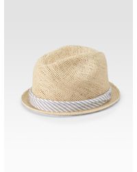 Rag & Bone | Straw Fedora/natural for Men | Lyst