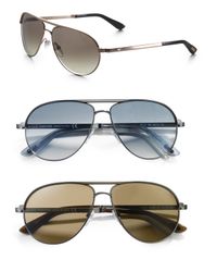Tom Ford | Metallic Marko Aviator Sunglasses for Men | Lyst