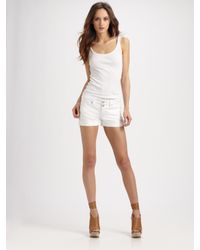 Vince | White Luce Shorts | Lyst
