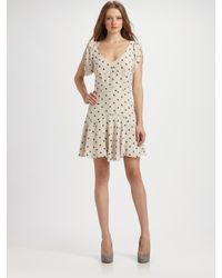 Rebecca Taylor | Natural Ikat Silk 40's Dress | Lyst