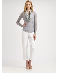 Eileen Fisher | Gray Superfine Long-sleeve Top | Lyst