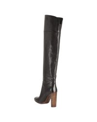 Lyst - Marc by marc jacobs Black Leather Over-the-knee Boots in Black