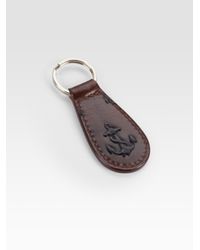 Jack Spade | Brown Embossed Ancher Key Holder for Men | Lyst