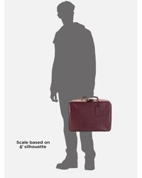 Prada | Red Leather Suitcase for Men | Lyst