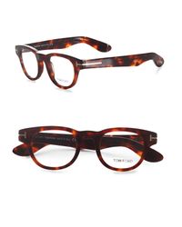 Tom Ford | Brown Round Optical Frames for Men | Lyst