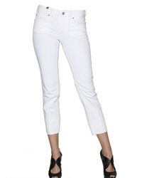 Notify | White Capri Jeans | Lyst
