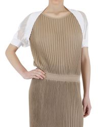Space | White Viscose Blend Shrug Sweater | Lyst