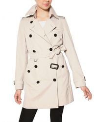 Burberry | White Buckingham Cotton Gabardine Trench Coat | Lyst