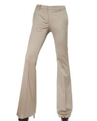 Burberry Prorsum | Natural Flared Trouser | Lyst