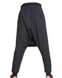 Damir Doma | Blue Cotton Poplin Wrap Trousers for Men | Lyst
