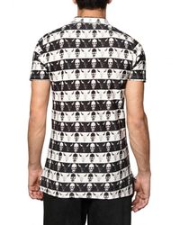 Dead Meat | Black Skulls Print Piquet Cotton Jersey Polo for Men | Lyst