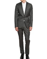 Dior Homme | Gray Serge Wool Cashmere Smoking Suit for Men | Lyst