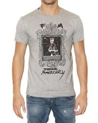 Dolce & Gabbana | Gray Freddy Mercury Printed Jersey T-shirt for Men | Lyst