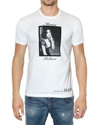 Dolce & Gabbana | White Monica Bellucci Printed Jersey T-shirt for Men | Lyst