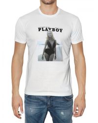 Dolce & Gabbana | White Playboy Printed Jersey T-shirt for Men | Lyst