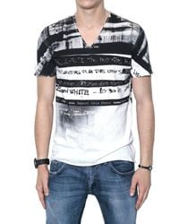 Dolce & Gabbana | Black Printed Jersey T-shirt for Men | Lyst