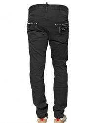 DSquared² | Black 16,5cm Cool Guy Studded Denim Jeans for Men | Lyst