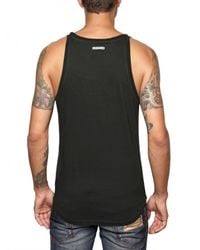 DSquared² | Black Tiger Print Jersey Tank Top for Men | Lyst