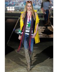 DSquared² | Blue Mud Effect Super Slim Denim Jeans | Lyst