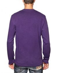 DSquared² | Purple Dean & Dan Long Sleeve Jersey T-shirt for Men | Lyst