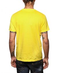 DSquared² | Yellow Cotton Jersey Horny Rabbit T-shirt for Men | Lyst